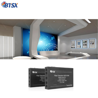 Extenseur vidéo fibre 4K via IP avec fonction USB-KVM 4K30 avec USB RS232 pour transmission AV industrielle