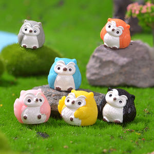 Venta al por mayor: Adornos de resina pintados a mano, estilo Kawaii, con diseño de búho 3D, miniatura, espeluznantes y lindos, con aspecto de caramelo, para decoración de escritorio, regalo de tendencia 2026 - Product Image 5