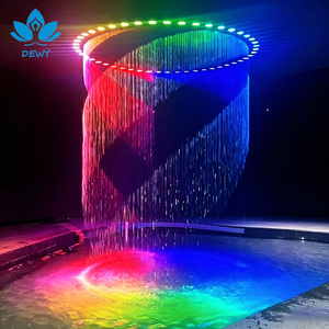 Fontaine interactive numérique à rideau d'eau DEWY pour extérieur, fontaine dansante, affichage de messages et logo personnalisé pour les rues piétonnes - Product Image 3