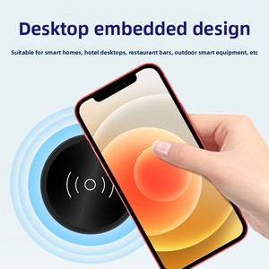 15W Fast <strong>Wireless</strong> Charger for Desk - CE FCC ROHS Certified - <strong>Embedded</strong> Furniture Charging Solution - Product Image 3