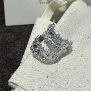 Pendientes Colgantes de Plata Pura S925 Wenchi, Estilo Palacio Medieval, Elegantes y con un Diseño de Nicho Sencillo y Moderno, China - Product Image 5