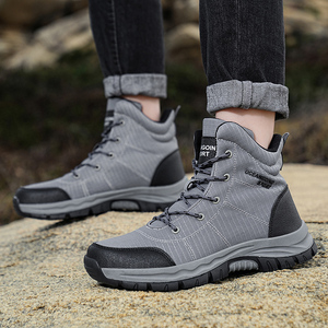 Chaussures de randonnée imperméables antidérapantes et résistantes à l'usure en tissu Oxford grande taille pour hommes et femmes, idéales pour l'extérieur et la neige - Product Image 2