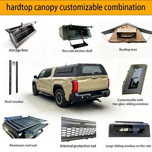 Capot rigide imperméable en acier/aluminium 4x4 pour Ford Ranger RAM 1500 Toyota Hilux Tacoma Tundra GMC Sierra - Product Image 5