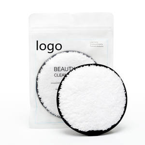 Coussinets démaquillants en <span class=keywords><strong>microfibre</strong></span> réutilisables, 10 pièces, étiquette privée, emballage personnalisé, facile à enlever, lavable - Product Image 4