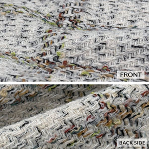 Le motif à carreaux colorés est fait d'un <span class=keywords><strong>tissu</strong></span> en tweed grossier mélangé à de la <span class=keywords><strong>laine</strong></span> et des fibres de polyester et convient aux vêtements d'extérieur - Product Image 5