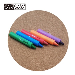 Crayons de bain rétractables 6 couleurs, lavables et non toxiques, marqueurs hydrosolubles, papeterie sécurisée pour enfants pour carrelage de <span class=keywords><strong>baignoire</strong></span> et verre - Product Image 3