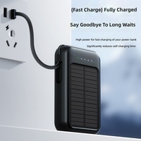 Batterie Externe Solaire en Gros d'Usine 20 000 mAh Mini Nouveau Modèle Chargeur Portable Personnalisable Impression Cadeau Modèle 787 Chine