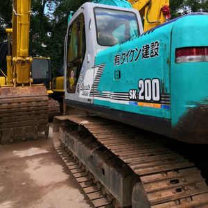 Excavadora hidráulica de orugas Kobelco con certificación CE de 20 toneladas usada, con caja de cambios y bomba, gran potencia, barata, en stock - Product Image 2