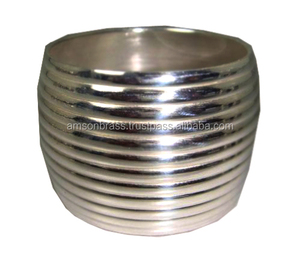 Rond de serviette fantaisie en métal pour table de mariage Rond de serviette en métal pour fête de mariage Décoration intérieure Porte-serviettes - Product Image 1