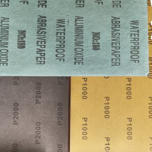 Papier abrasif abrasif 230x280mm Wet180 120 220 400 Papier abrasif 1 grain pour <span class=keywords><strong>bois</strong></span> OEM personnalisable - Product Image 6
