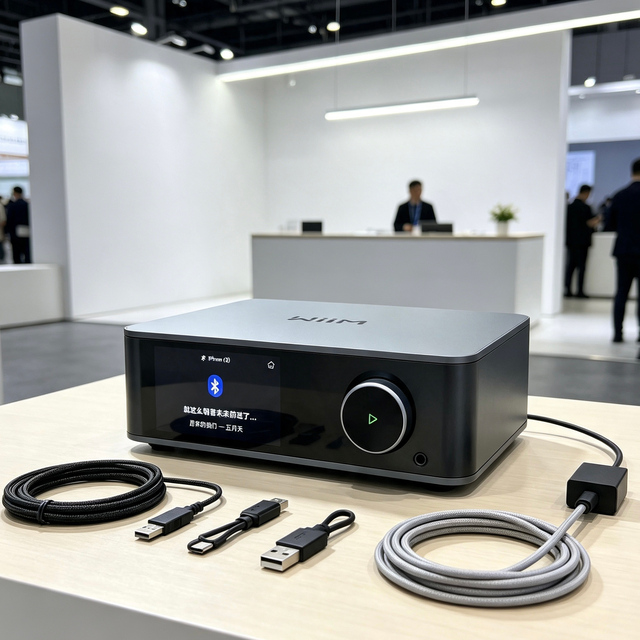 WiiM Ultra High-Power Hi-Fi Amplifier, Streaming Media Player, Lossless Music Player, Home Audio Decoder