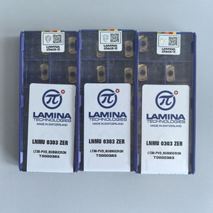 LNMU0303ZER LT30 PVD Coated Carbide Turning Inserts <b>Square</b> Shape HRC40-HRC60 CNC Lathe Machine <b>Tools</b> Laminas Brand Custom OEM - Product Image 4