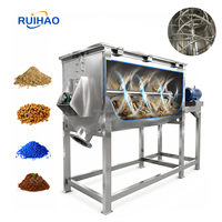 Mezclador Industrial de Polvo para Alimentación Animal, Mezclador Horizontal de Cinta para Plantas de Alimento para Animales, 200kg 500kg