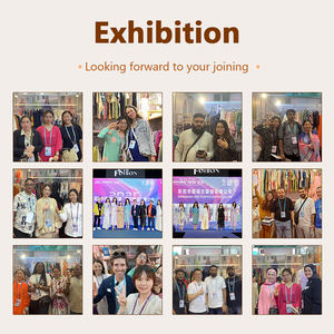 Personalizado de alta moda de talla grande <span class=keywords><strong>XL</strong></span> Casual señoras vestido nuevo diseño Vintage plisado de gasa con estampado sólido patrón de manga - Product Image 6