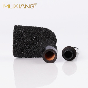 Muxiang Wooden Tobacco Pipe Bent Type Handcrafted Briar Wood Smoking Pipe With Acrylic Stem For Personal Gift - Product Image 4