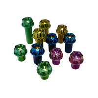 Vente chaude alliage de titane GR5 boulons à bride à tête creuse Durable M6 M8 M10 tailles vis à bride hexagonale