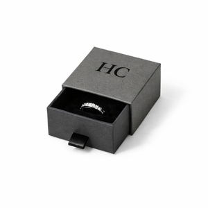 กล่องใส่แหวนแบบมินิมอล กล่องของขวัญเครื่องประดับแบบกำหนดเอง กล่องลิ้นชักแข็งพร้อมแผ่น EVA ปั๊ม Spot UV โลโก้ตามสั่งสำหรับแบรนด์เครื่องประดับ บริการ OEM - Product Image 6