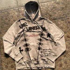 Sudadera con Capucha sin Cordón, Estilo Pullover, Personalizada con Impresión Digital, de Felpa Francesa, de Algodón, Talla Grande para Hombre, Venta al Por Mayor - Product Image 3