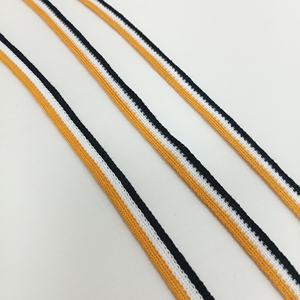 เทปผ้าถักลายทางแบบกำหนดเอง OEKO-TEX Standard 100 ผลิตจากโพลีเอสเตอร์และฝ้าย สำหรับเสื้อผ้า - Product Image 4