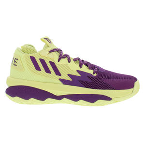 Chaussures de basket-ball Adidas unisexes Dame 8, couleur violet/jaune |   100% authentique - Product Image 1