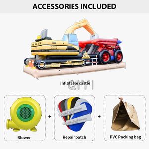 Château gonflable commercial avec toboggan, nouvelle conception, excavatrice, château gonflable pour enfants, châteaux gonflables à vendre - Product Image 5