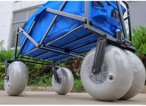 Roue de ballon pliante, chariot utilitaire d'extérieur, chariot de plage pour le champagne - Product Image 3