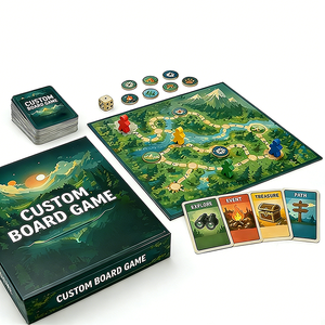 OEM Board Game Printing Paperboard Factory Custom Card Dice Token Set Eco Friendly Materials Portable Gift <b>Box</b> for Party Family - Product Image 5
