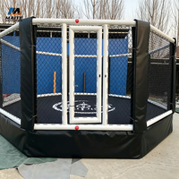 Cage de MMA octogonale à vendre, cage de combat pour l'entraînement et la compétition, pour la boxe, le kickboxing, la salle de sport, vente en gros, OEM personnalisé