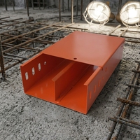 Goulotte de câblage électrostatique perforée de type cheminée 100x50 150x100 200x100 300x100