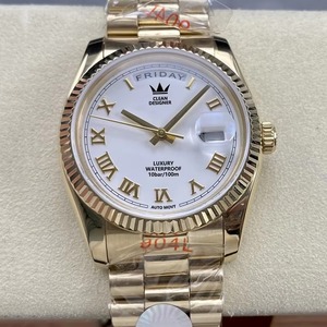 Drioshipping Luxury high quality 40mm stainless steel calendar automatic <b>mechanical</b> men's <b>watch</b> with waterproof feature - Product Image 3