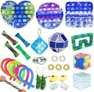 New Push Pop Bubble Fidget Toys Set Sensory Stress Relief <b>Advent</b> <b>Calendar</b> with Plastic & Rubber Materials for Ages 5-14+ - Product Image 4