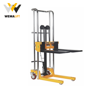 WEMALiFT Lichtgewicht Stapelwagen Op Maat Gemaakt Platform Handpallettruck met 90mm Verlaagde Vorkhoogte - Product Image 1