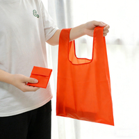 Sac fourre-tout de shopping SJ Rpins en polyester imperméable, écologique, personnalisable avec logo imprimé, lavable et de taille ajustable