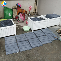 Carrelage de pont en bois et plastique Composite, bricolage, Interlock, carrelage de pont, porche, piscine, balcon, arrière-cour