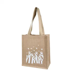 Factory Suppliers Cheap Price Fashionable Logo Jute Bag Manufacturer