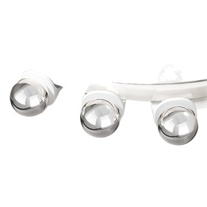 ที่ยกฝาชักโครกทรงกลมเคลือบโครเมียมเพื่อการเปิดและปิดฝาอย่างถูกสุขอนามัย - Product Image 5