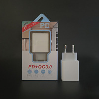 Chargeurs intelligents de voyage à double port PD 20W pour grossistes, mini et petits formats, avec sécurité renforcée