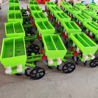 Petite machine de micro-labourage à 3 rangs avec composants centraux de semoir à maïs et blé, semoirs et repiqueuses efficaces