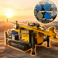 Plataforma de Perforación Profesional Totalmente Hidráulica de 1000 M/800 M/500 m para Minería, Nueva Plataforma de Perforación de Núcleos de Diamante, Repuestos