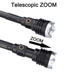 5 modalità zoom 10000 lumen boy scouts testa di attacco impermeabile ricaricabile 21700 torcia tattica torcia a LED - Product Image 5