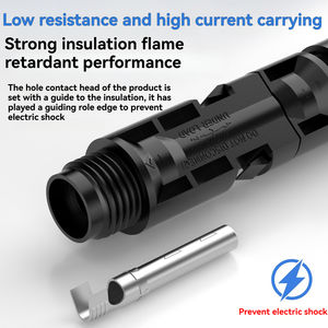 <span class=keywords><strong>Paire</strong></span> <span class=keywords><strong>de</strong></span> <span class=keywords><strong>connecteurs</strong></span> <span class=keywords><strong>de</strong></span> panneau solaire 1000V IP67 étanche avec mécanisme <span class=keywords><strong>de</strong></span> verrouillage pour le câblage du système PV et les projets d'énergie renouvelable - Product Image 5