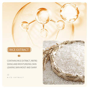 Toptan Çocuk Pirinç Püresi Nemlendirici Beyazlatıcı Dondurucu Film Yüz Maskesi Esans Kremi Doğal Cilt Bakım Seti Kutusu - Product Image 4