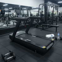 Tapis roulant commercial de qualité supérieure pour salle de sport professionnelle, équipement de cardio-training avec écran miroir haute durabilité