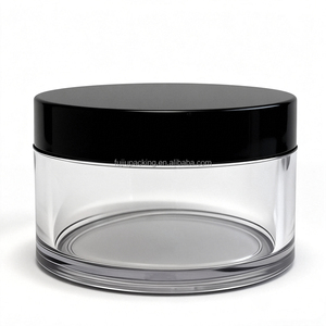 Tarro <span class=keywords><strong>de</strong></span> PET transparente <span class=keywords><strong>de</strong></span> boca ancha para crema corporal, mantequilla corporal, exfoliante <span class=keywords><strong>de</strong></span> baño y cuidado <span class=keywords><strong>de</strong></span> la piel, rellenable, <span class=keywords><strong>precio</strong></span> mayorista - Product Image 3