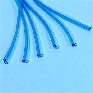 Tùy chỉnh ánh sáng-màu xanh dùng một lần PVC dual-hàng ống chính xác PVC y tế ống thông - Product Image 1