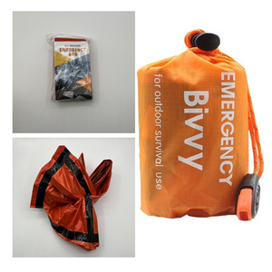 Bolsa de Emergencia para Todo Clima, Naranja, Impermeable, Refugio de Supervivencia para 1 Persona, Uso en Exteriores - Product Image 4