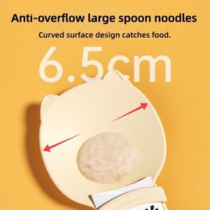 Sendok & Wadah Makanan Kucing Plastik Ramah Lingkungan, Alat Pencet Makanan Kucing Portabel & Berguna - Product Image 4