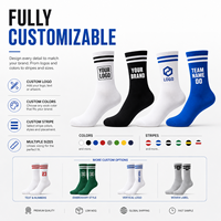 Chaussettes personnalisées en gros OEM ODM, chaussettes en coton à logo personnalisé, chaussettes de sport pour hommes