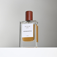 Flacon de parfum vide en gros à bas prix 30ml 50ml 100ml avec pulvérisateur à sertir, brume fine longue durée et capuchon en bois
