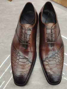 Chaussures en cuir pour hommes XuanWu, style Oxford élégant, à enfiler, bout fermé, respirantes, légères, semelle en caoutchouc isolante - Product Image 6